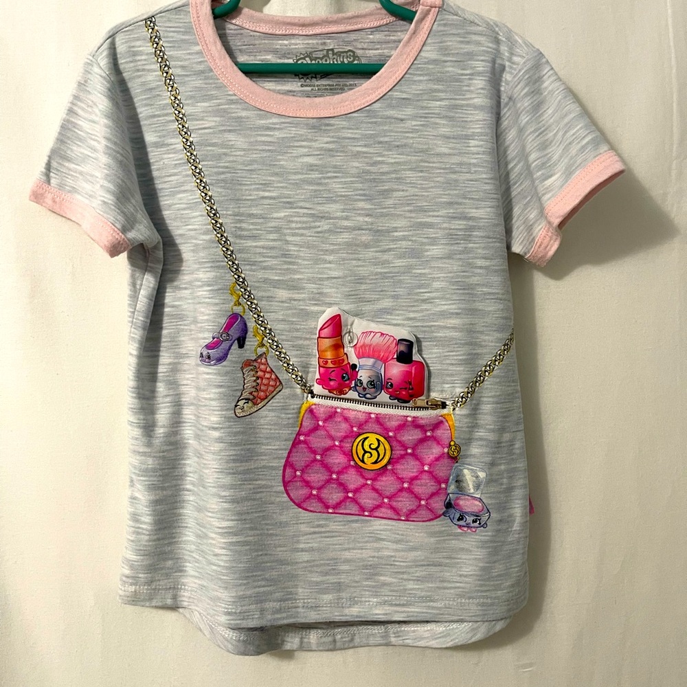 Shopkins Girl T-Shirt Size 6-6x